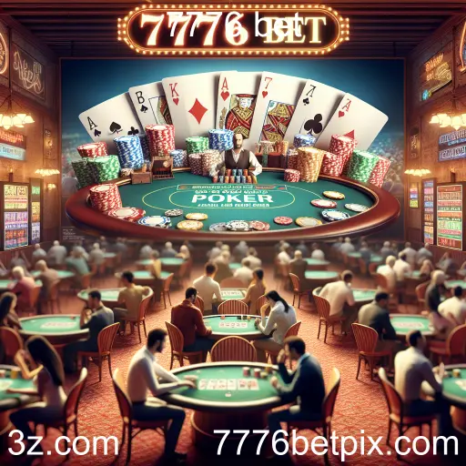 A Emoção do Poker Online no 7776 Bet